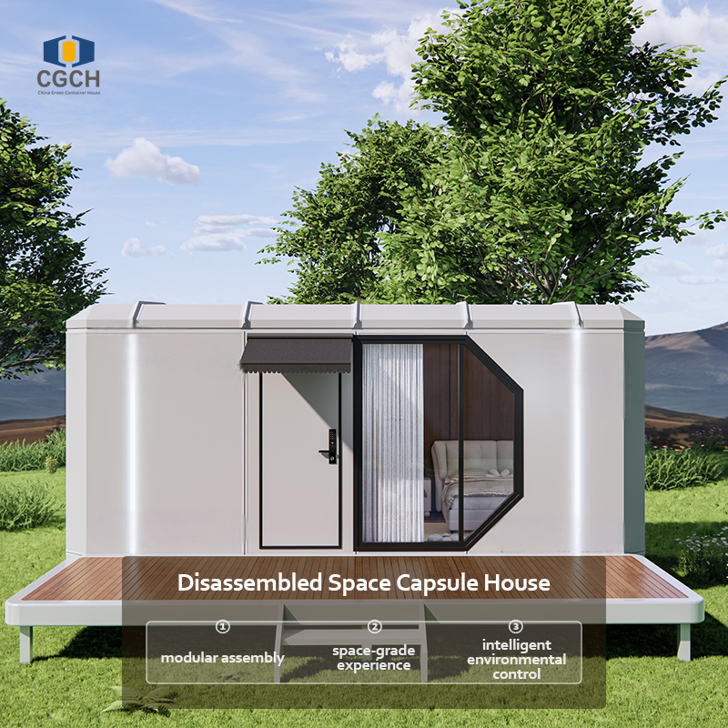 Disassembled capsule house | Modular design for easy assembly and flexible configuration, defining the future of mobile living spaces.
